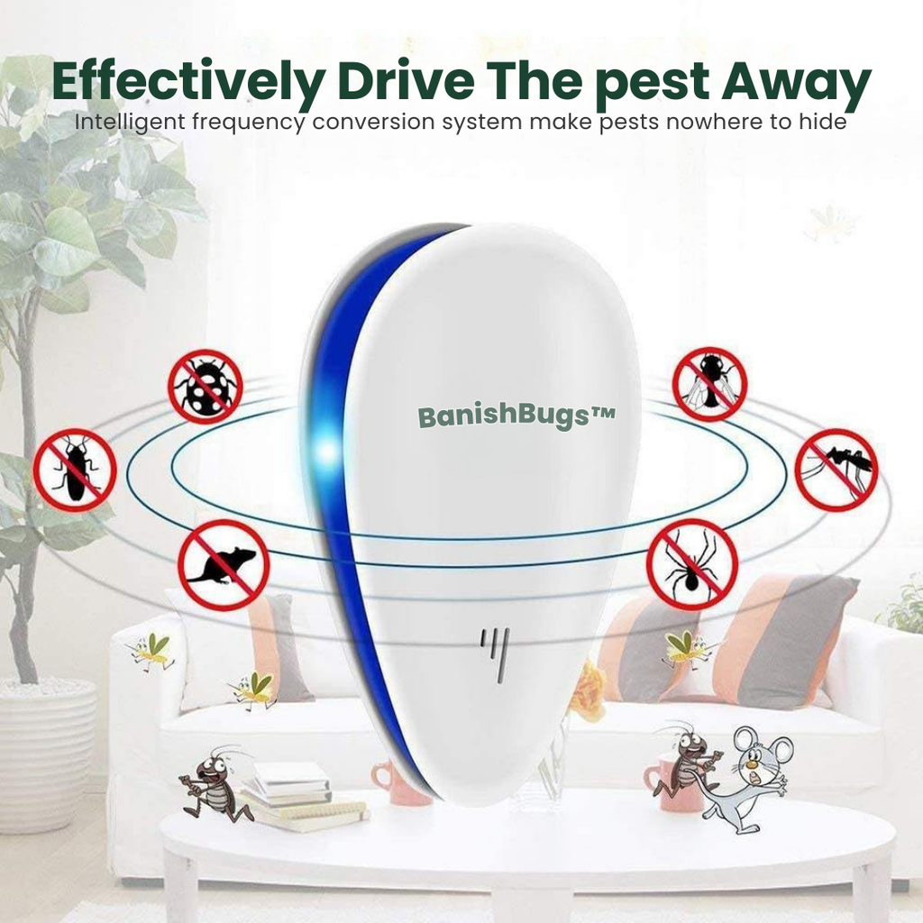 BanishBugs™ Ultrasonic Pest Repeller